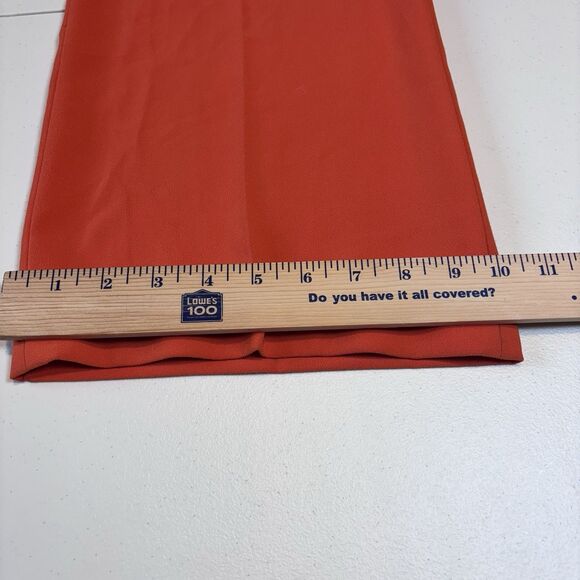 Zara Orange Flare Dress Pants with zipper on one side size XS NWT - Picture 11 of 14